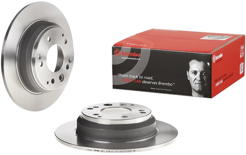 Диск тормозной задний Honda Legend II, III, Shuttle Brembo 08.6898.10, D=282 мм