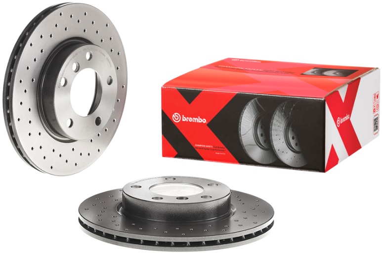 Диск тормозной передний BMW 3 Brembo 09.5390.3X, D=286 мм