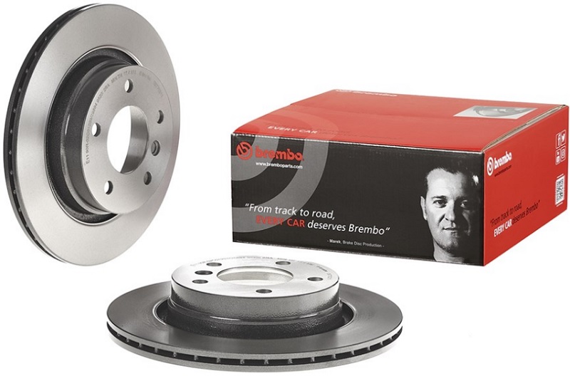 Диск тормозной задний BMW 3 Brembo 09.7702.11, D=294 мм