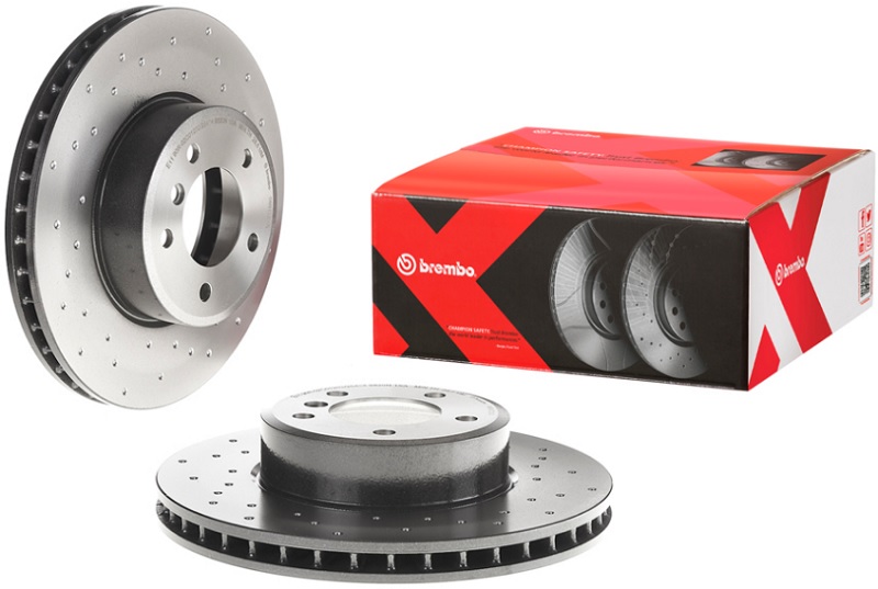 Диск тормозной передний BMW 5, 6 Brembo 09.9172.1X, D=324 мм