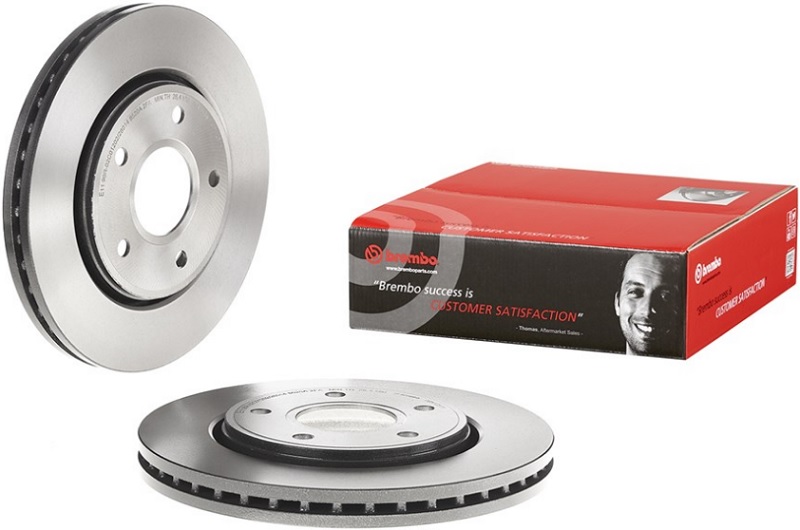 Диск тормозной передний CHRYSLER, DODGE, FIAT, VW Brembo 09.N125.11, D=302 мм