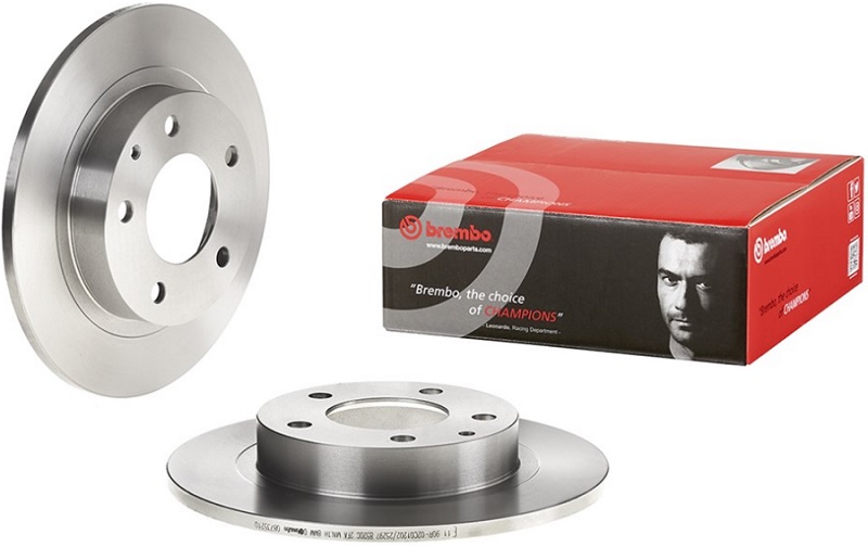 Диск тормозной задний MAZDA 626 Brembo 08.7352.10, D=261 мм