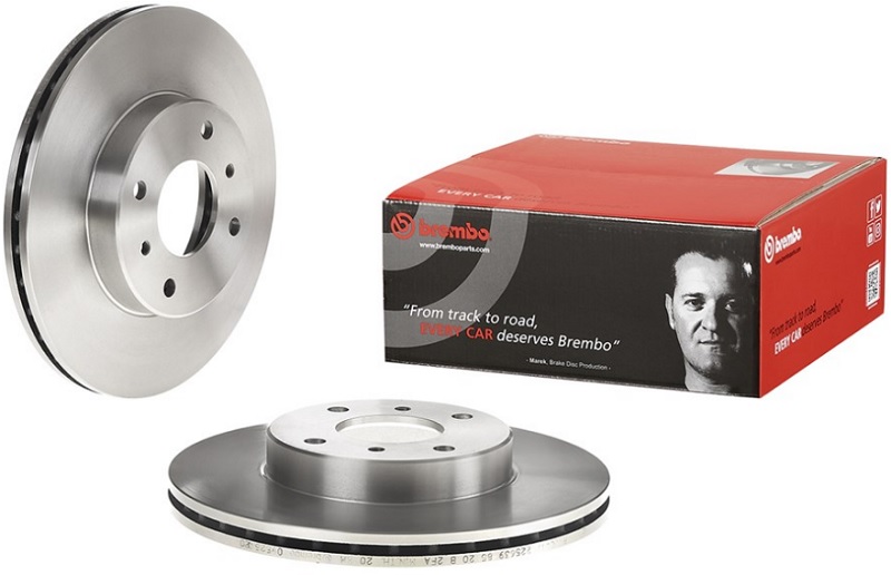 Диск тормозной передний NISSAN PRIMERA Brembo 09.5254.20, D=280 мм