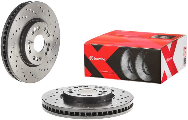 Диск тормозной передний Lexus GS, IS Brembo 09.8402.1X, D=296 мм