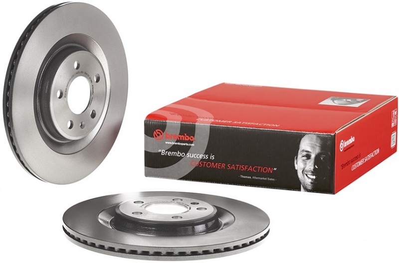 Диск тормозной задний Audi Brembo 09.B969.11, D=330 мм