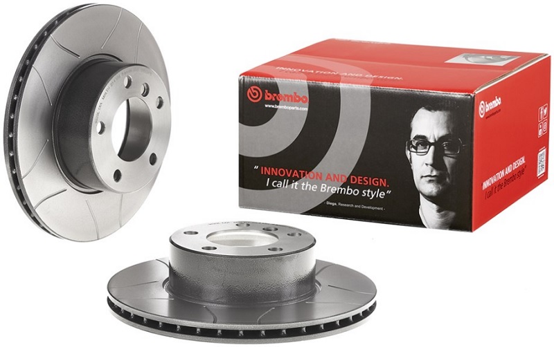 Диск тормозной передний BMW 5 Brembo 09.6924.75, D=296 мм