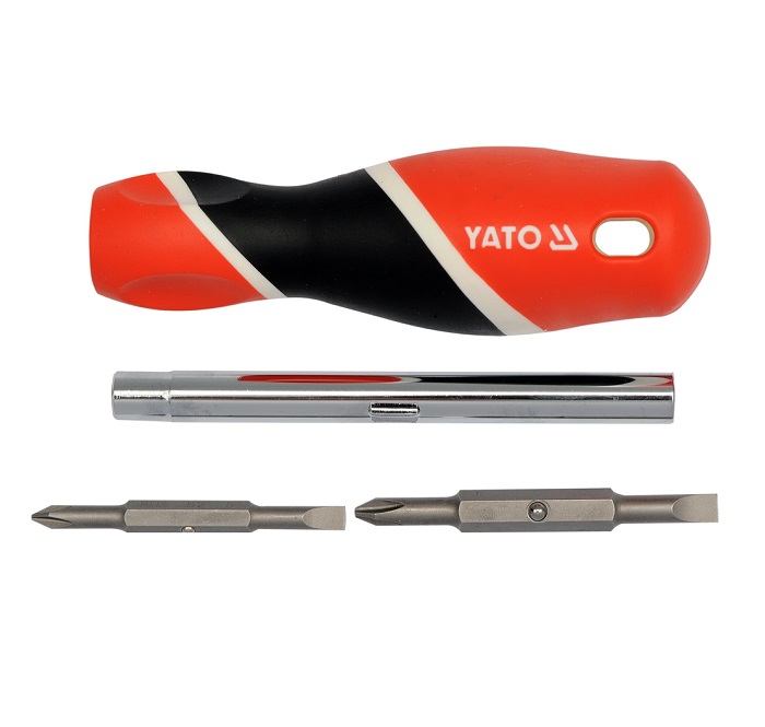 Отвертка переставная Yato YT25971 (4 пр, SL5, SL6, PH1, PH2)