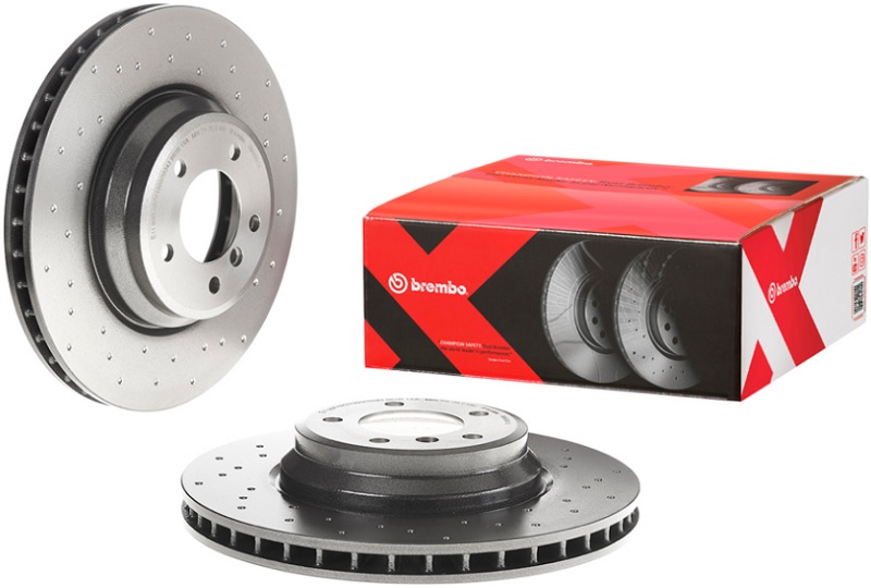 Диск тормозной передний BMW 3 Brembo 09.A599.1X, D=348 мм