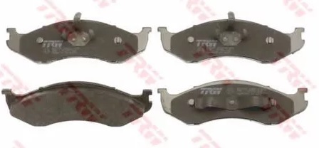 Колодки тормозные дисковые передние JEEP Cherokee, Grand Cherokee, Wrangler TRW GDB 4104 