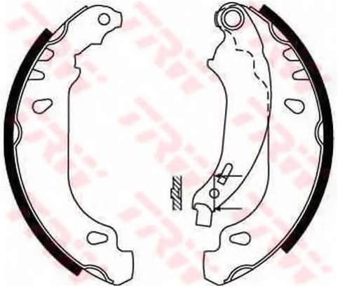 Колодки тормозные барабанные RENAULT LOGAN TRW GS 8669