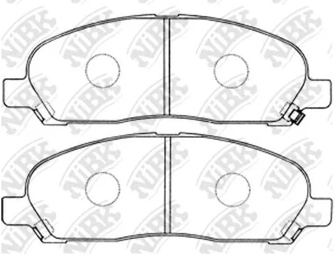 Колодки тормозные дисковые передние MITSUBISHI GRANDIS NiBK PN3419