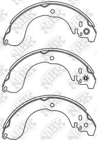 Колодки тормозные барабанные NISSAN SENTRA NiBK FN1264