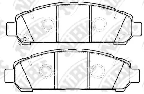 Колодки тормозные дисковые передние TOYOTA VENZA NiBK PN21003