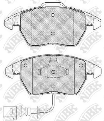 Колодки тормозные дисковые передние PEUGEOT 206, 207, 307,CITROEN C3, C4, XSARA NiBK PN0348W