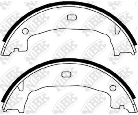 Колодки тормозные барабанные BMW 1, 3 NiBK FN0559