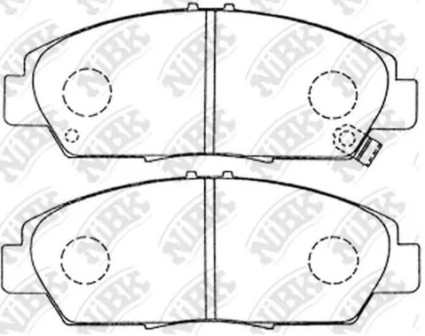 Колодки тормозные дисковые передние HONDA Accord, ROVER 600 NiBK PN8293