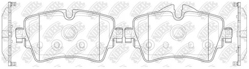 Колодки тормозные дисковые передние BMW 2, MINI Cabrio NiBK PN0573