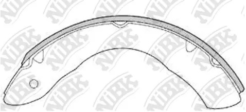 Колодки тормозные барабанные NiBK FN4402