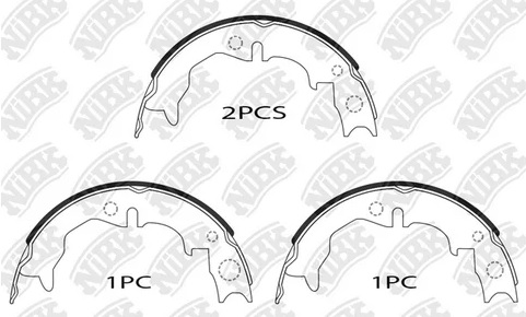 Колодки тормозные барабанные TOYOTA Altezza, Brevis NiBK FN0692