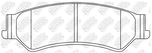 Колодки тормозные дисковые задние NiBK PN60001