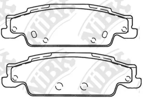 Колодки тормозные дисковые задние CADILLAC CTS NiBK PN51004