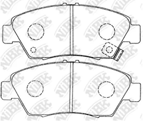 Колодки тормозные дисковые передние HONDA Civic, ACURA RSX NiBK PN8264