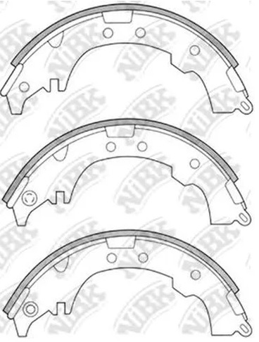 Колодки тормозные барабанные DAIHATSU Terios, TOYOTA Cami NiBK FN2339