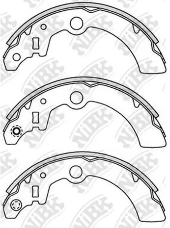Колодки тормозные барабанные NiBK FN9959
