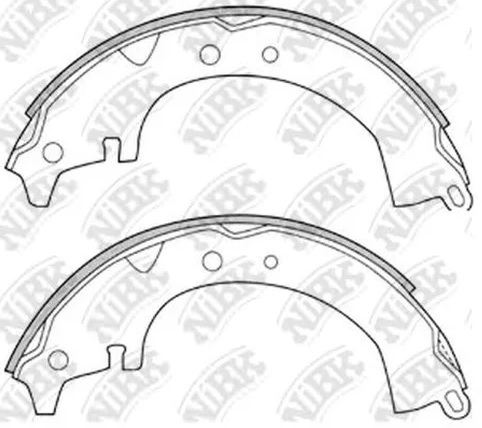 Колодки тормозные барабанные NiBK FN2232
