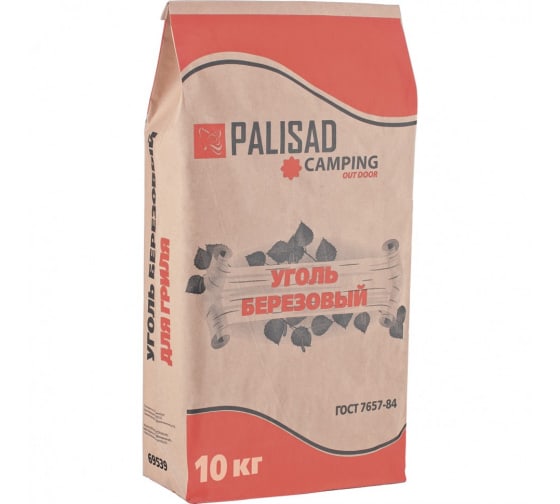 Берёзовый уголь Camping PALISAD 69539 (10 кг)