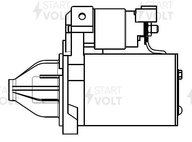 Стартер для KIA SELTOS 1.6I 0,9КВТ Startvolt LST 0800 