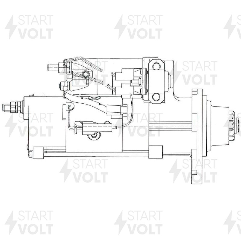 Стартер для Volvo FH 5.5кВт Startvolt LST 1098  