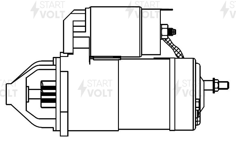 Стартер для Hyundai Sonata 2.0i 1.2 кВт Startvolt LST 0829