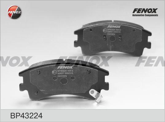 Колодки тормозные, дисковые передние MAZDA 6 Fenox BP43224