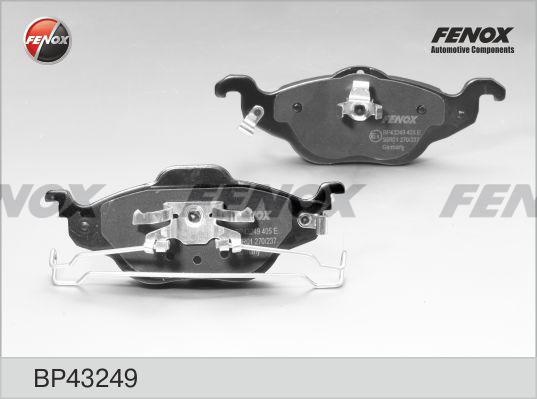 Колодки тормозные, дисковые передние OPEL ASTRA G, ZAFIRA Fenox BP43249