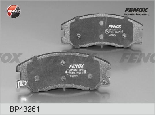 Колодки тормозные, дисковые передние OPEL Antara, CHEVROLET CAPTIVA Fenox BP43261