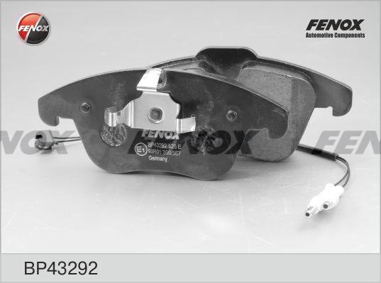 Колодки тормозные, дисковые передние PEUGEOT 508, 407, CITROEN C5 Fenox BP43292