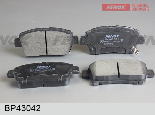 Колодки тормозные, дисковые передние TOYOTA COROLLA, PRIUS Fenox BP43042