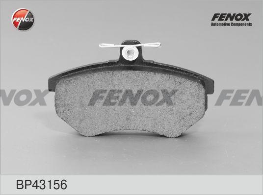 Колодки тормозные, дисковые передние VW GOLF, JETTA, PASSAT, SEAT IBIZA Fenox BP43156