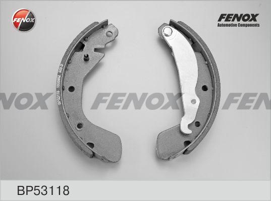 Колодки тормозные, барабанные OPEL ASTRA F, CORSA Fenox BP53118