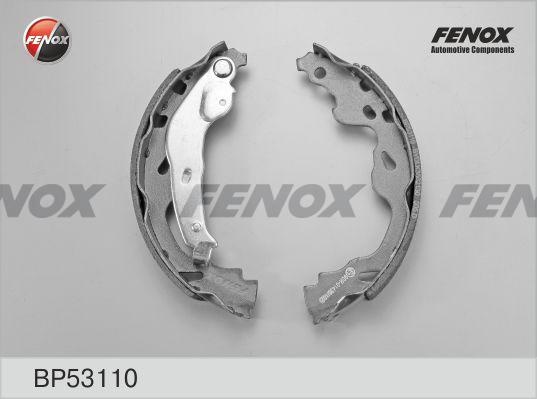 Колодки тормозные, барабанные PEUGEOT 107, TOYOTA YARIS Fenox BP53110