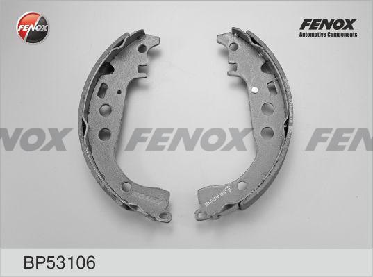 Колодки тормозные, барабанные TOYOTA YARIS Fenox BP53106