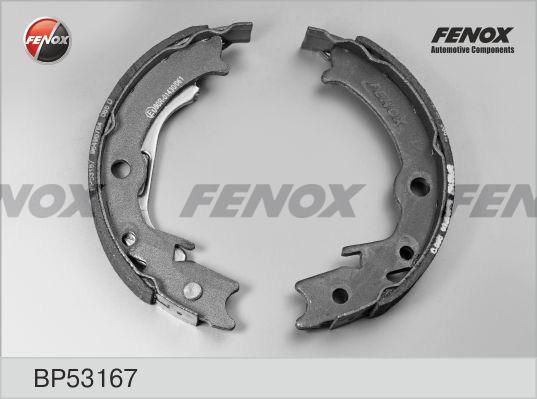 Колодки тормозные, барабанные VW POLO Fenox BP53167