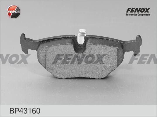 Колодки тормозные, дисковые задние BMW 3, Z4, SAAB 9-5 Fenox BP43160