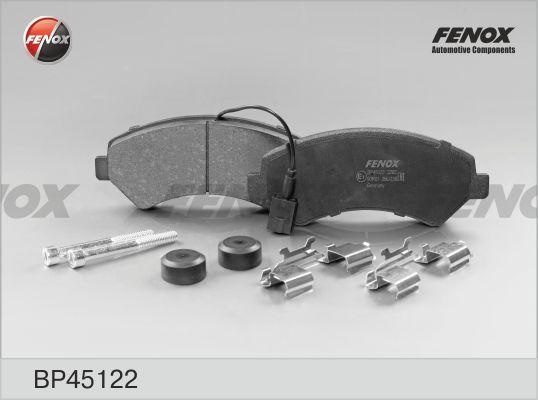 Колодки тормозные, дисковые передние CITROEN JUMPER Fenox BP45122