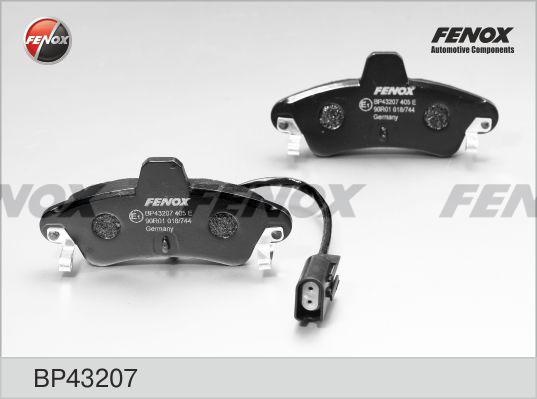 Колодки тормозные, дисковые задние FORD MONDEO Fenox BP43207