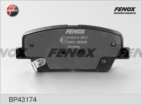 Колодки тормозные, дисковые задние HYUNDAI EQUUS, GENESIS, SANTA FE, KIA BORREGO, SORENTO Fenox BP43174