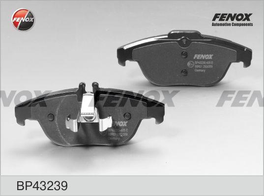 Колодки тормозные, дисковые передние MERCEDES GLK Fenox BP43239