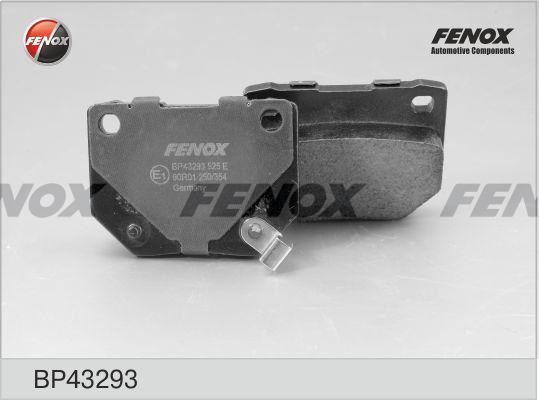 Колодки тормозные, дисковые задние SUBARU IMPREZA Fenox BP43293