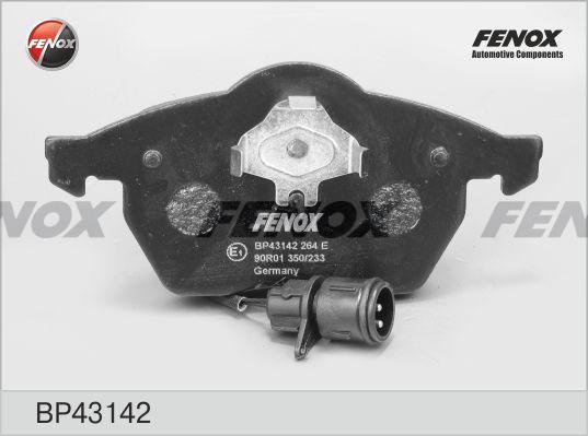 Колодки тормозные, дисковые передние AUDI 100, A6 Fenox BP43142